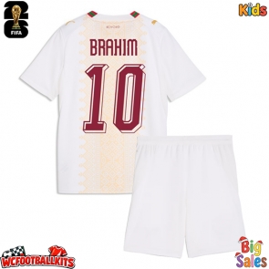 Morocco Brahim Diaz #10 Replica Away Stadium Kit for Kids World Cup 2026 Short Sleeve (+ pants)